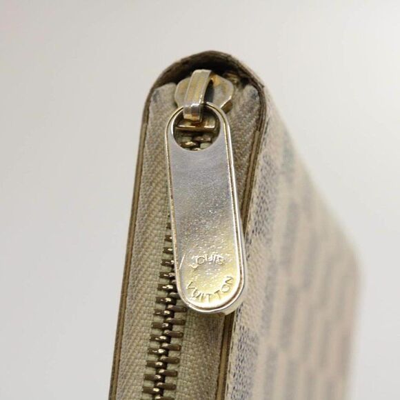 LOUIS VUITTON Damier Azur Zippy Wallet Long Wallet - Picture 8 of 12